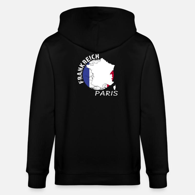 Paris - Veste à capuche bio CULTIVATOR Stanley/Stella Unisexe - noir