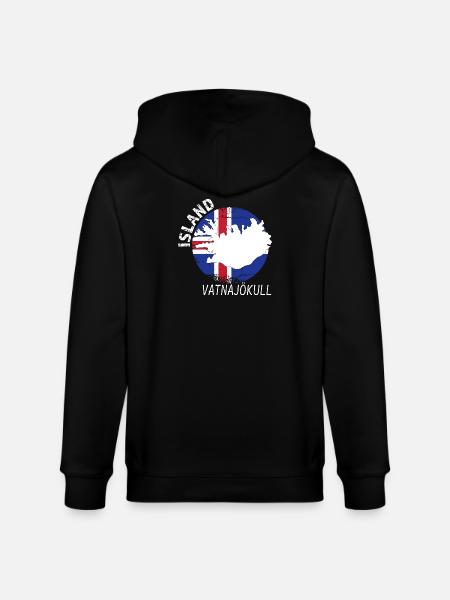 Vatnajökull - Veste à capuche bio CULTIVATOR Stanley/Stella Unisexe - noir