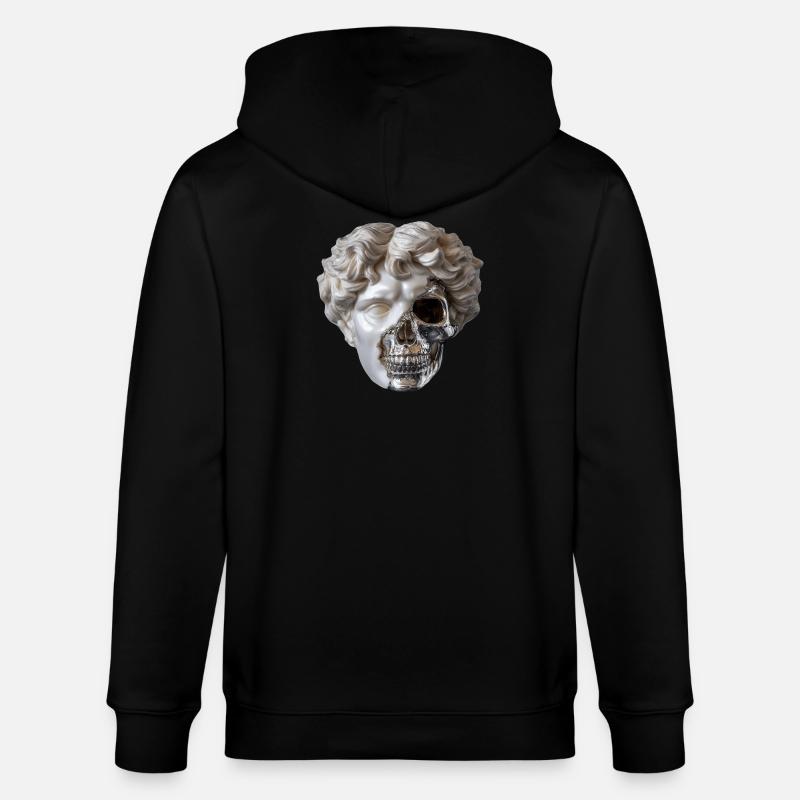 Klassik trifft Stahlskull - Stanley/Stella Unisex Bio-Kapuzenjacke CULTIVATOR  - Schwarz