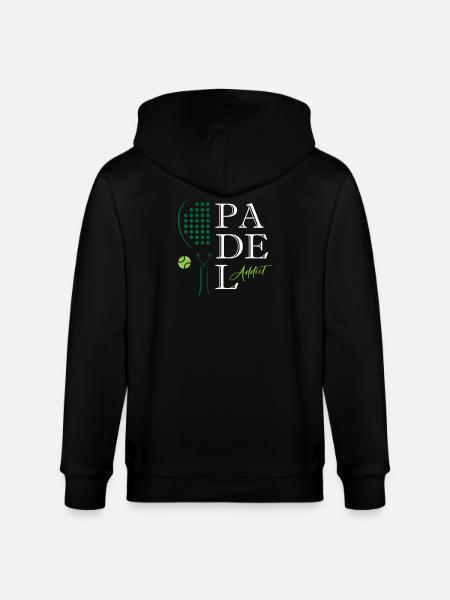 Padel_Addict - Stanley/Stella Unisex Bio-Kapuzenjacke CULTIVATOR - Schwarz