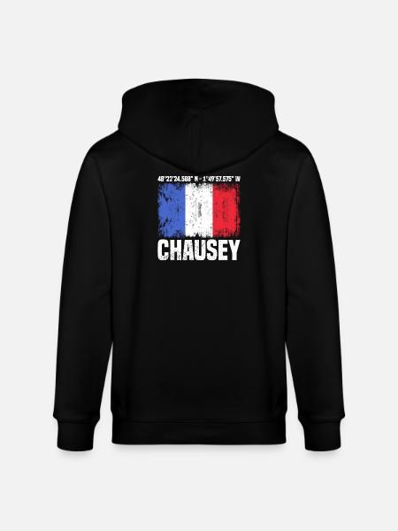 Chausey Coordinates - Stanley/Stella CULTIVATOR Unisex Organic Hooded Jacket - black