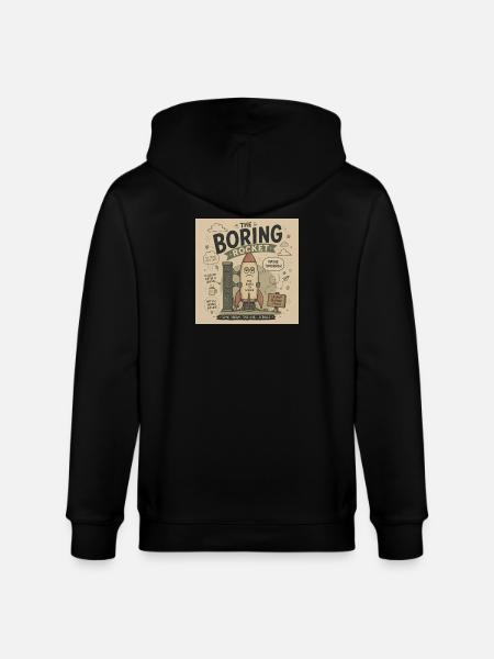 La fusée ennuyée - Veste à capuche bio CULTIVATOR Stanley/Stella Unisexe - noir