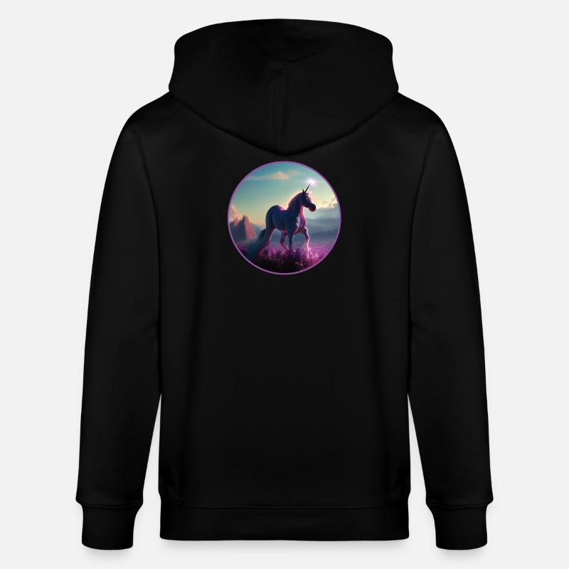 Licorne - Veste à capuche bio CULTIVATOR Stanley/Stella Unisexe - noir