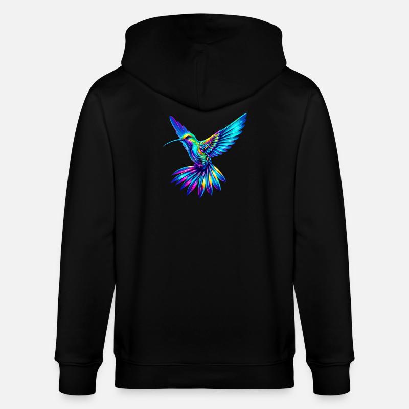 Colibri - Veste à capuche bio CULTIVATOR Stanley/Stella Unisexe - noir