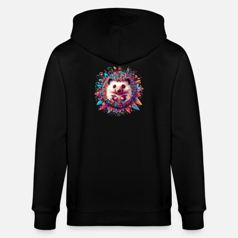 Igel - Stanley/Stella Unisex Bio-Kapuzenjacke CULTIVATOR - Schwarz