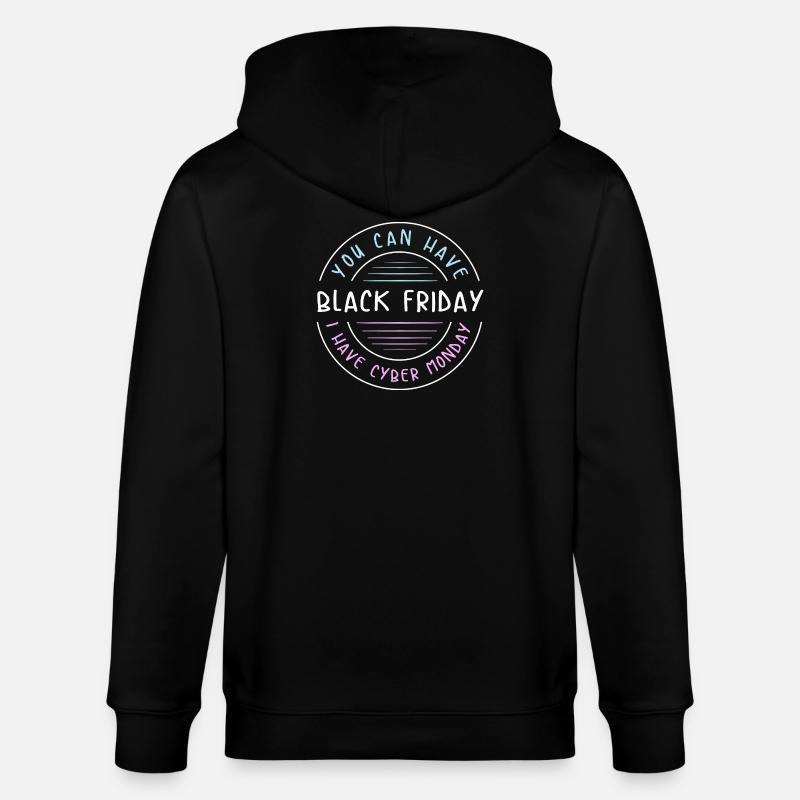Virée shopping du Cyber Monday - Veste à capuche bio CULTIVATOR Stanley/Stella Unisexe - noir