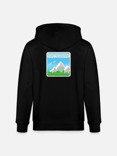 Mountaineering Kraetke Mountains - Stanley/Stella CULTIVATOR  Unisex Organic Hooded Jacket - black