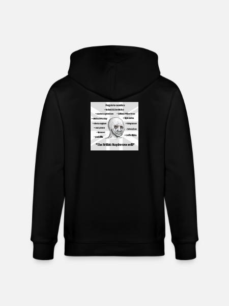 PROBRITAIN3 - Stanley/Stella CULTIVATOR Unisex Organic Hooded Jacket - black