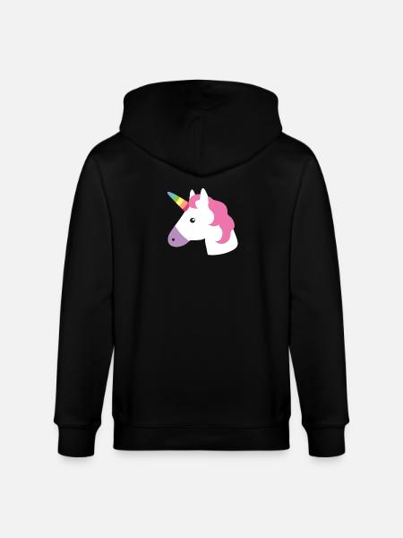 Unicorn - Stanley/Stella CULTIVATOR Unisex Organic Hooded Jacket - black