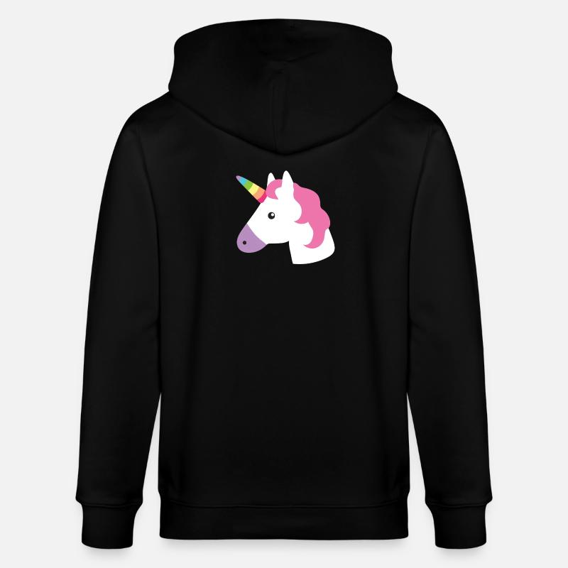 licorne - Veste à capuche bio CULTIVATOR Stanley/Stella Unisexe - noir