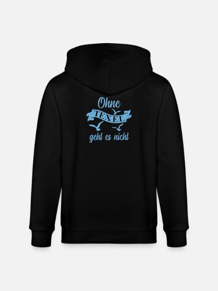 Texel Insel Urlaub - Stanley/Stella Unisex Bio-Kapuzenjacke CULTIVATOR - Schwarz