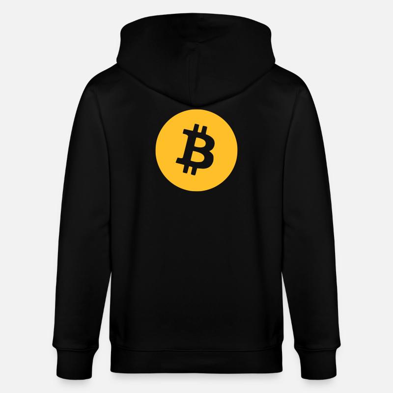 Le bitcoin - Veste à capuche bio CULTIVATOR Stanley/Stella Unisexe - noir