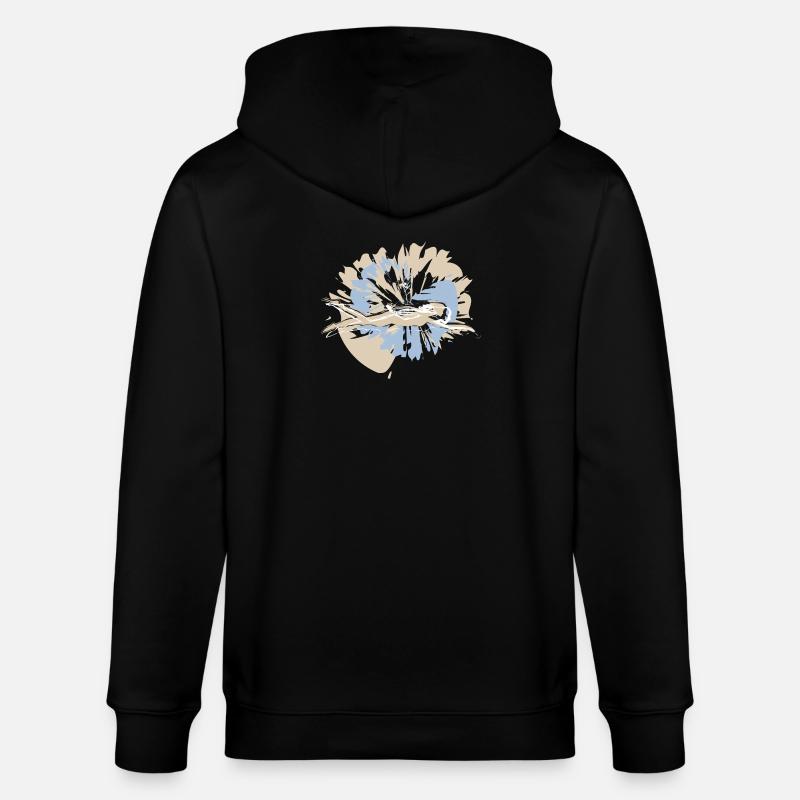 Nageur de la Saint-Valentin - Veste à capuche bio CULTIVATOR Stanley/Stella Unisexe - noir