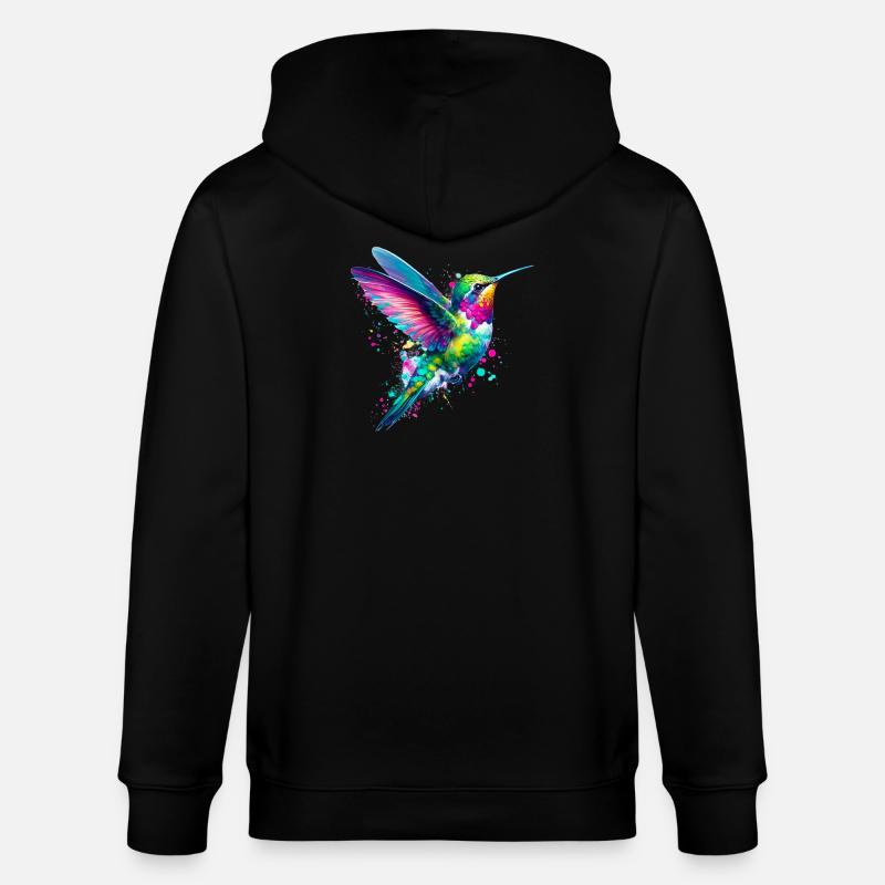 Colibri - Veste à capuche bio CULTIVATOR Stanley/Stella Unisexe - noir