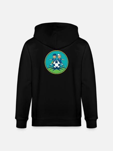 Fußball F-Jugend - Stanley/Stella Unisex Bio-Kapuzenjacke CULTIVATOR - Schwarz