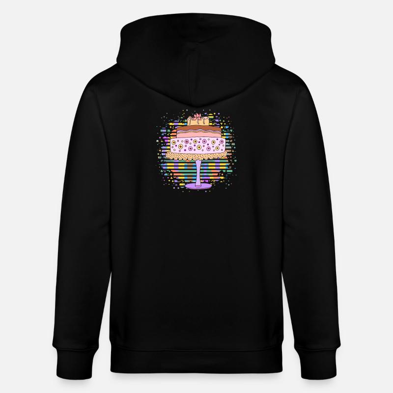 Gâteau - Veste à capuche bio CULTIVATOR Stanley/Stella Unisexe - noir