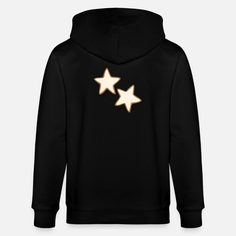 Biscuits Cinnamon Star - Veste à capuche bio CULTIVATOR Stanley/Stella Unisexe - noir