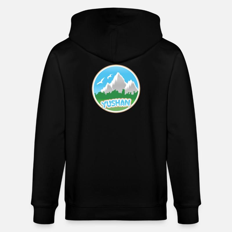 Yushan als Yushan - Stanley/Stella Unisex Bio-Kapuzenjacke CULTIVATOR  - Schwarz