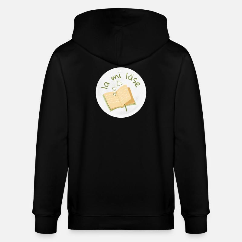 la mi läse - Veste à capuche bio CULTIVATOR Stanley/Stella Unisexe - noir