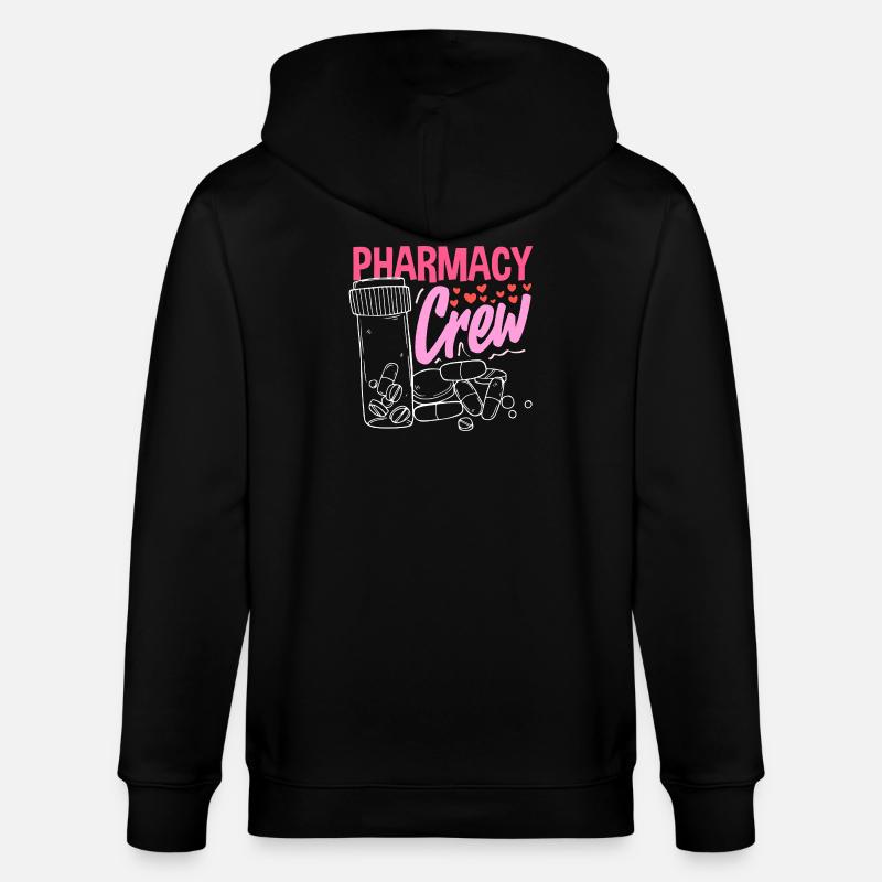 Pharmacist Pharmaceutical Technical - Stanley/Stella CULTIVATOR  Unisex Organic Hooded Jacket - black