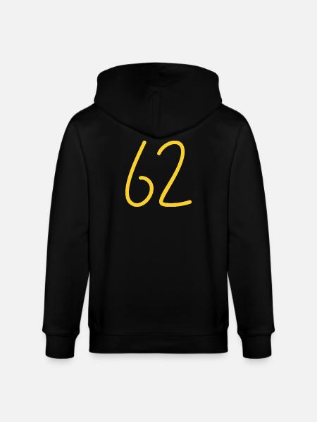 62 - Veste à capuche bio CULTIVATOR Stanley/Stella Unisexe - noir