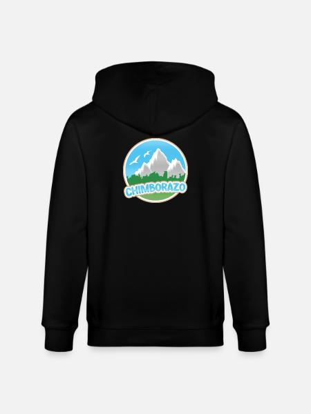 Berg Chimborazo - Stanley/Stella Unisex Bio-Kapuzenjacke CULTIVATOR - Schwarz