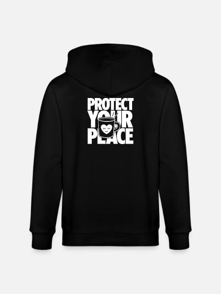 Devis Protect Your Peace Coffee - Veste à capuche bio CULTIVATOR Stanley/Stella Unisexe - noir