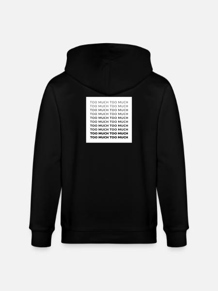 Beaucoup trop - Veste à capuche bio CULTIVATOR Stanley/Stella Unisexe - noir