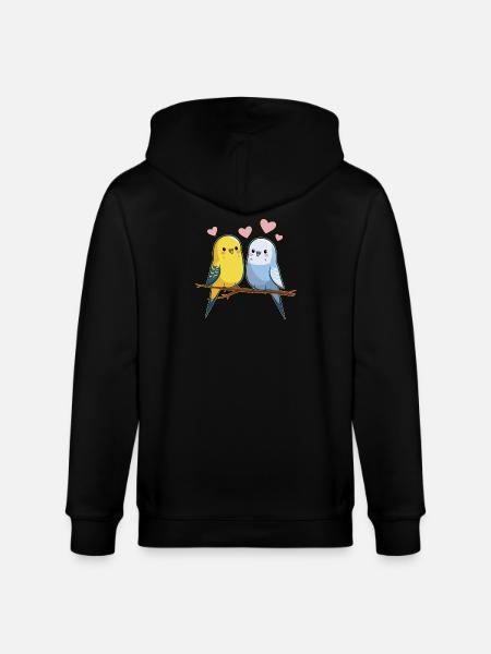 Budgies - Stanley/Stella CULTIVATOR Unisex Organic Hooded Jacket - black