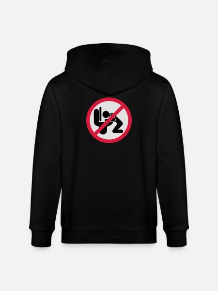 Kotzen verboten - Stanley/Stella Unisex Bio-Kapuzenjacke CULTIVATOR  - Schwarz