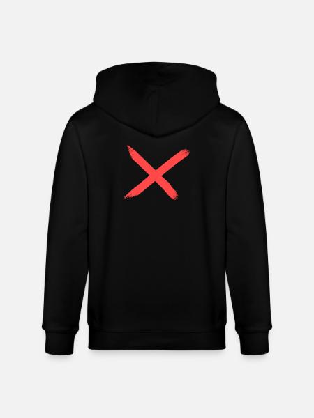 X - Stanley/Stella CULTIVATOR  Unisex Organic Hooded Jacket - black