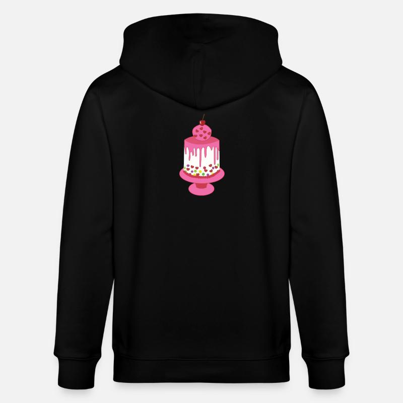 Torte - Stanley/Stella Unisex Bio-Kapuzenjacke CULTIVATOR  - Schwarz
