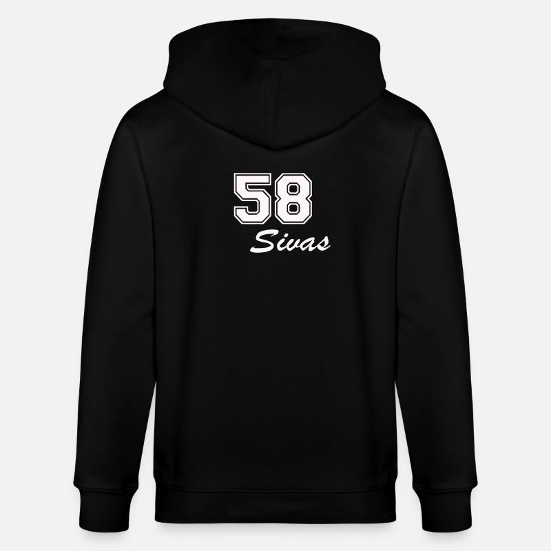 Sivas - Stanley/Stella Unisex Bio-Kapuzenjacke CULTIVATOR  - Schwarz