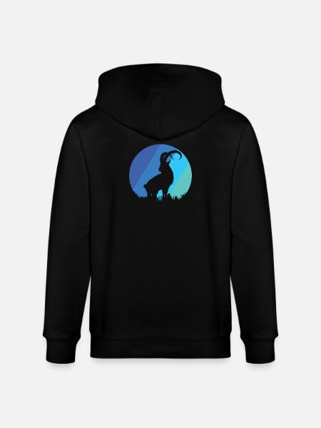 Capricorne - Veste à capuche bio CULTIVATOR Stanley/Stella Unisexe - noir