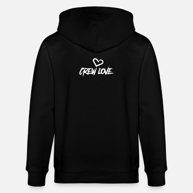 crew love - Stanley/Stella Unisex Bio-Kapuzenjacke CULTIVATOR  - Schwarz