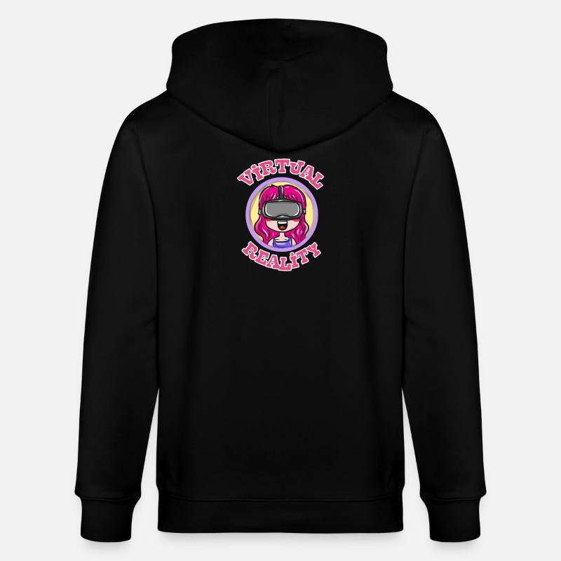 Game Zocken Geschenk - Stanley/Stella Unisex Bio-Kapuzenjacke CULTIVATOR - Schwarz