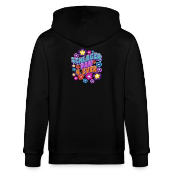Schlagerfan Schlagermusik Fan Schlager Statement - Veste à capuche bio CULTIVATOR Stanley/Stella Unisexe - noir - Dos - Anna (173cm)
