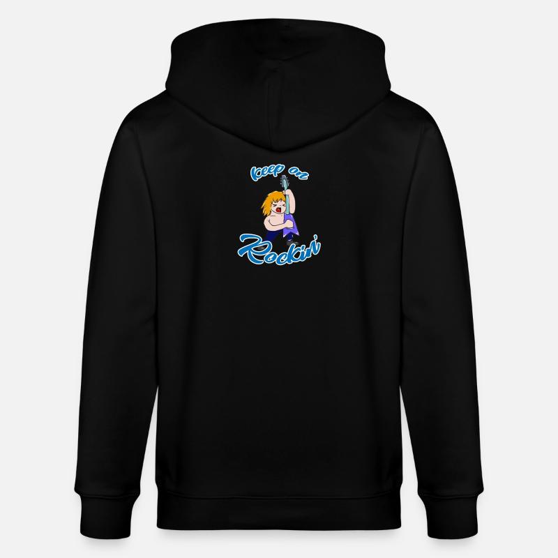 Rock 'n' Roll - Stanley/Stella Unisex Bio-Kapuzenjacke CULTIVATOR - Schwarz