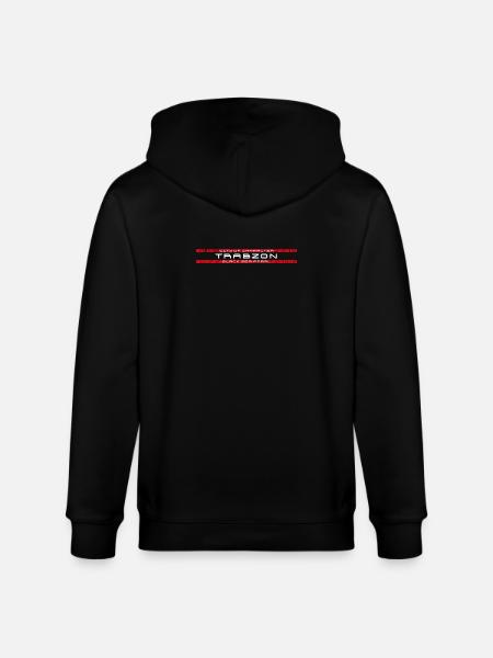Trabzon Charactar City - Stanley/Stella CULTIVATOR  Unisex Organic Hooded Jacket - black