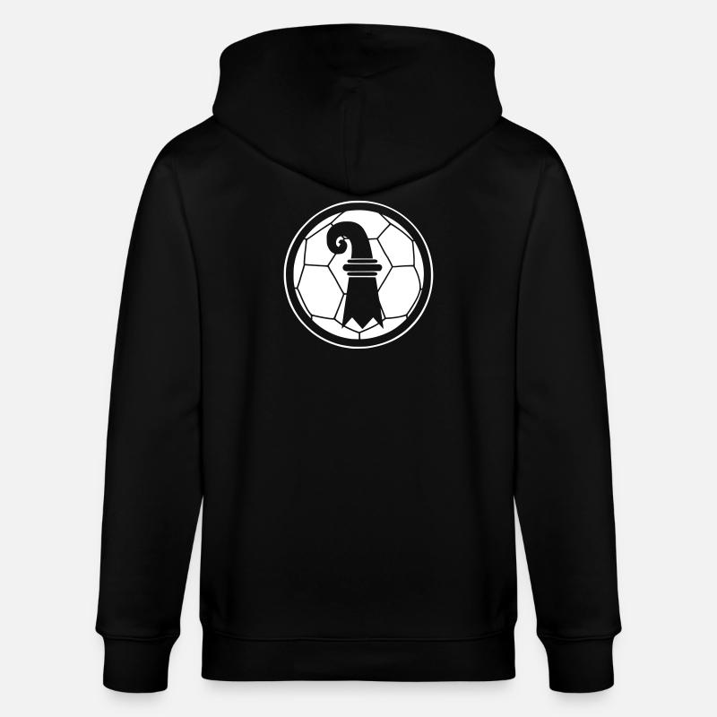 Fussball Basel - Stanley/Stella Unisex Bio-Kapuzenjacke CULTIVATOR  - Schwarz
