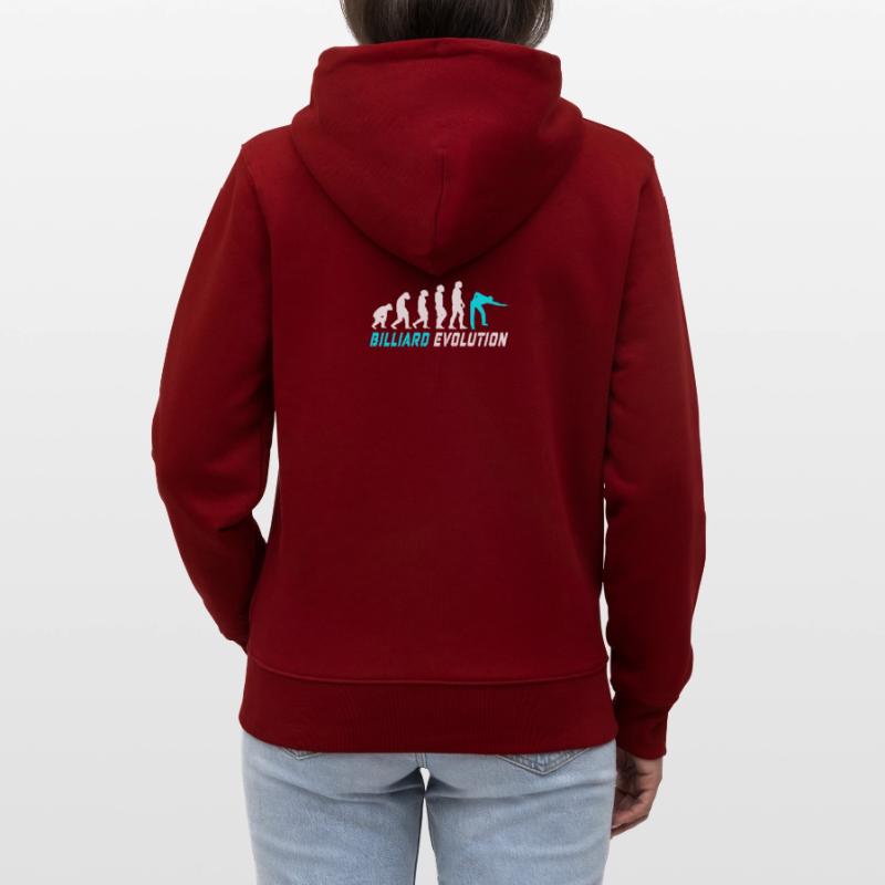 Conception d'évolution de billard / idée cadeau Veste à capuche bio CULTIVATOR Stanley/Stella Unisexe