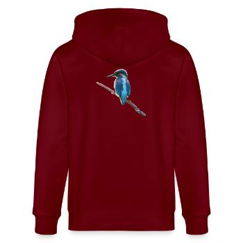 Oiseau de glace - Veste à capuche bio CULTIVATOR Stanley/Stella Unisexe - bordeaux - Dos - Anna (173cm)