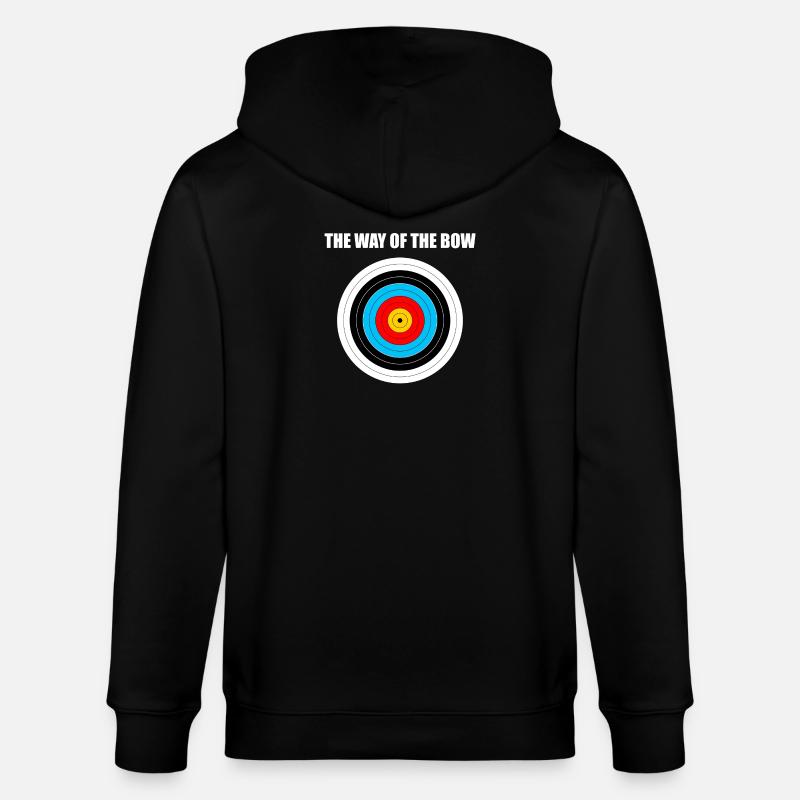 Cute Bow Hunting - Archery Target - Veste à capuche bio CULTIVATOR Stanley/Stella Unisexe - noir