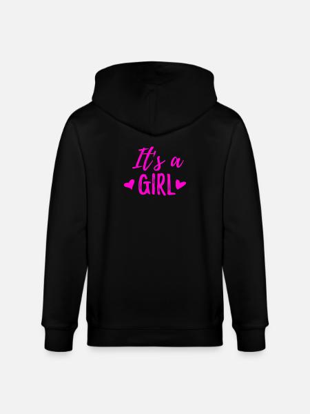 C’est une fille - Veste à capuche bio CULTIVATOR Stanley/Stella Unisexe - noir