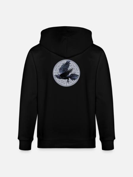 Raven Moon - Stanley/Stella CULTIVATOR Unisex Organic Hooded Jacket - black