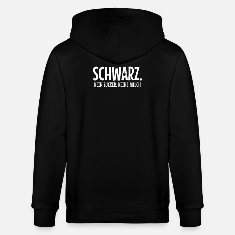 Kaffeetasse Kaffee Kaffeeliebhaber Statement - Stanley/Stella Unisex Bio-Kapuzenjacke CULTIVATOR  - Schwarz