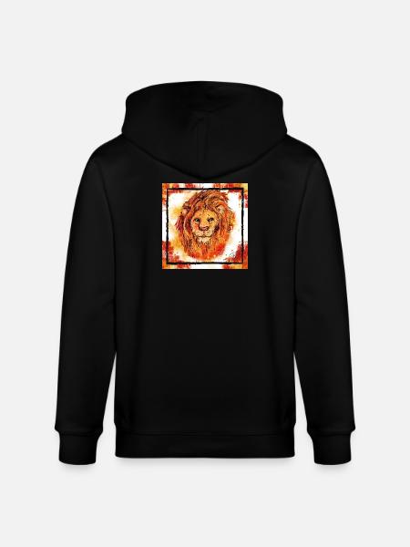Der Rote Löwe - Stanley/Stella Unisex Bio-Kapuzenjacke CULTIVATOR - Schwarz