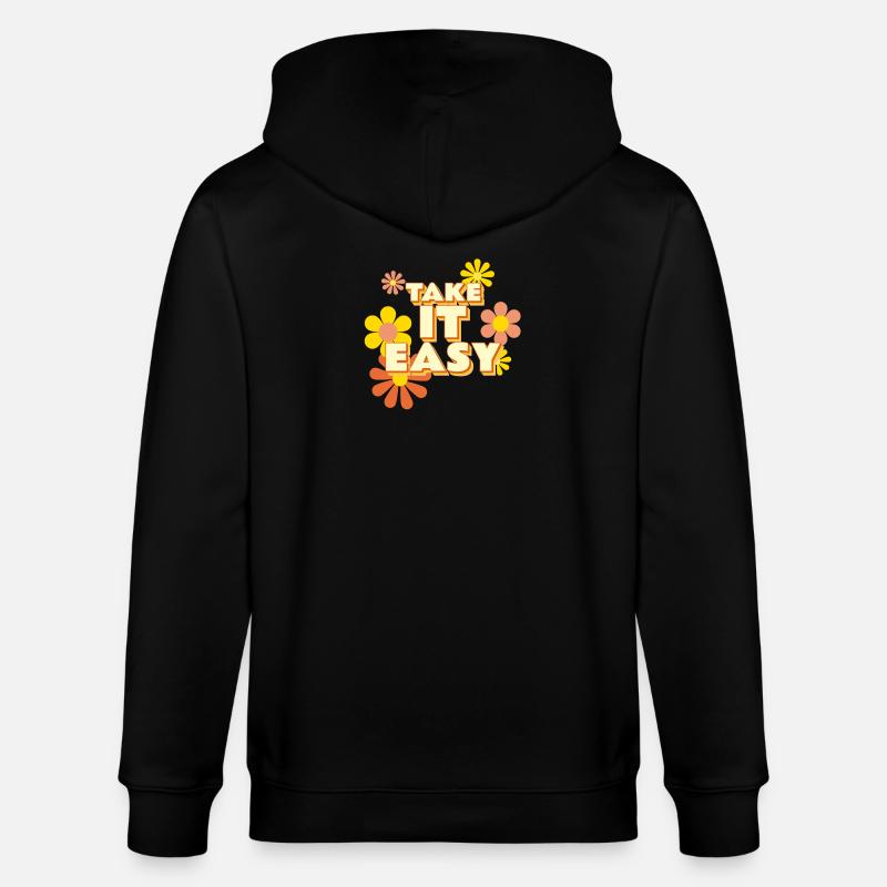 Take it Easy - Stanley/Stella Unisex Bio-Kapuzenjacke CULTIVATOR  - Schwarz