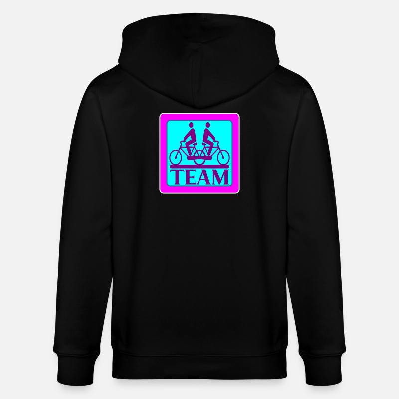 PROBLÈMES D’ÉQUIPE - MOTO - Veste à capuche bio CULTIVATOR Stanley/Stella Unisexe - noir