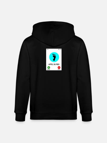Appel du pied - Veste à capuche bio CULTIVATOR Stanley/Stella Unisexe - noir